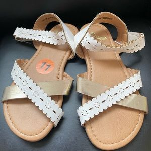 Toddler/Size 11 - Cute White Sandals